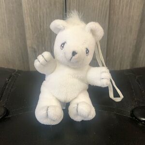 Precious Moments Tiny Tender Tails Baby Polar Teddy Bear Plush Beanie Ornament